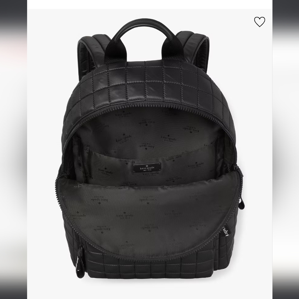 Kate Spade Camden Quilted Backpack, Black - Picture 4 of 5